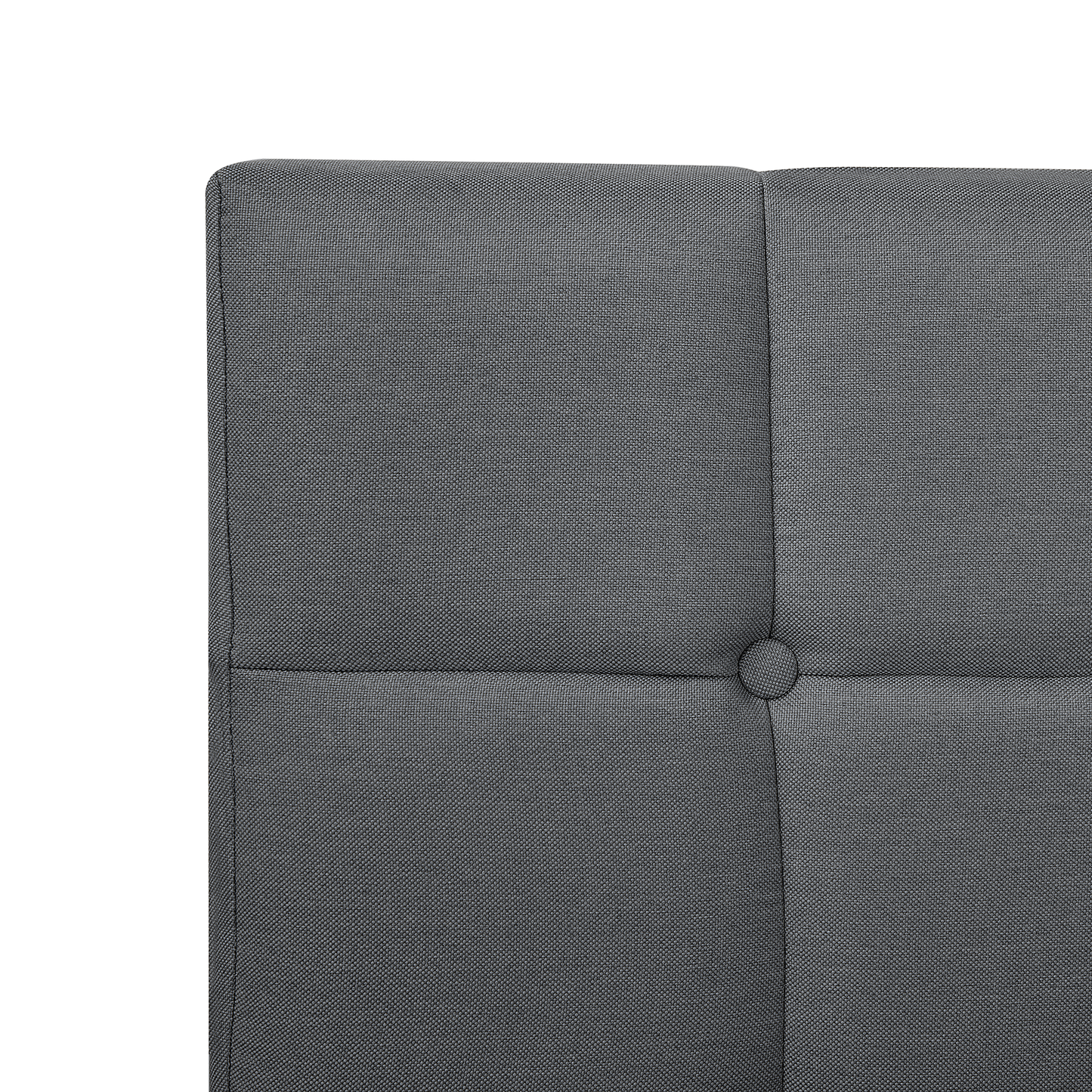 Boxspringbett Stoff ADMIRAL 180 x 200 cm Dunkelgrau