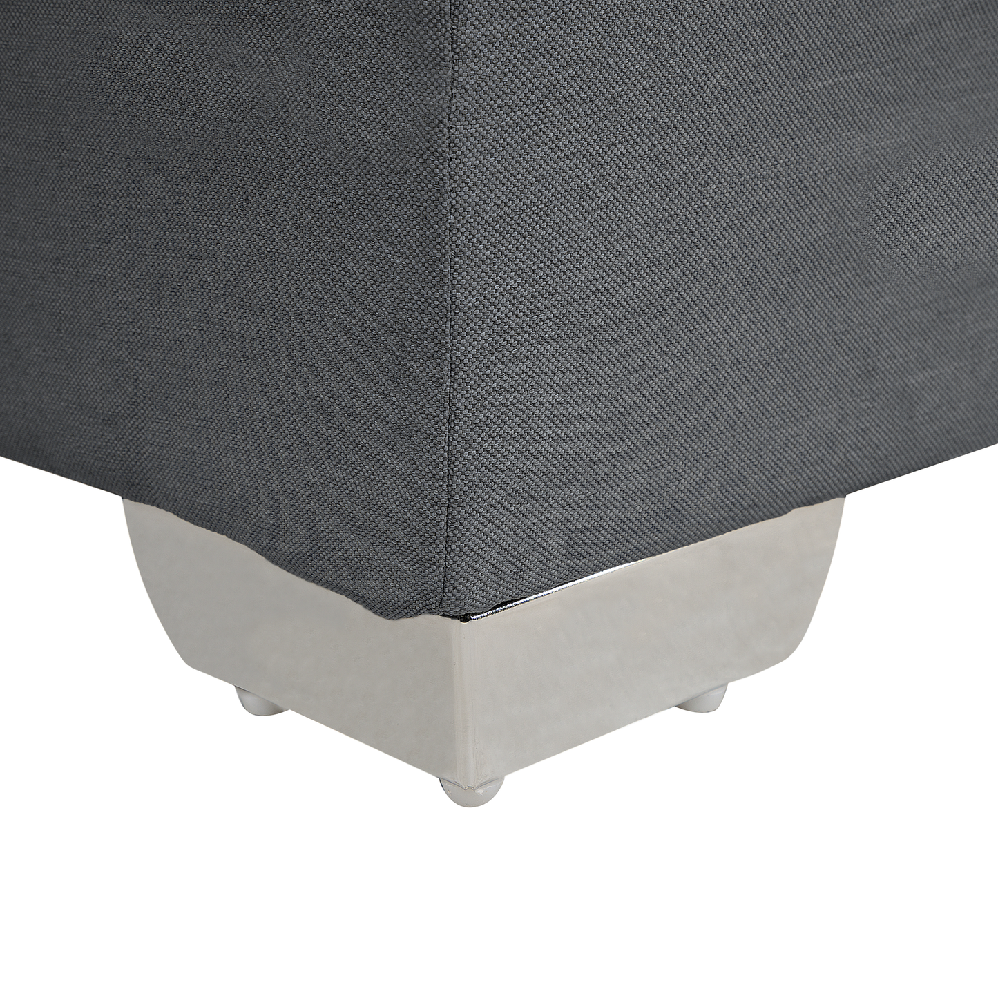 Boxspringbett Stoff ADMIRAL 180 x 200 cm Dunkelgrau
