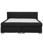 Boxspringbett Stoff ADMIRAL 180 x 200 cm Schwarz
