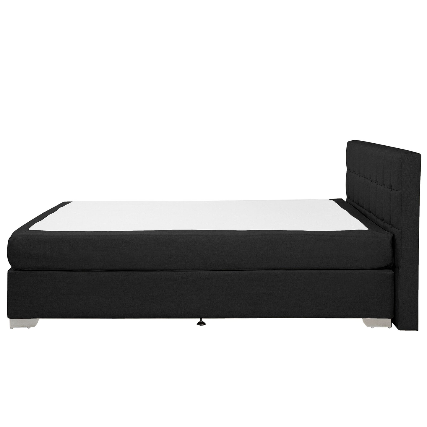 Boxspringbett Stoff ADMIRAL 180 x 200 cm Schwarz
