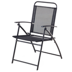 Gartenmöbel Set 6-Sitzer LIVO Metall Schwarz