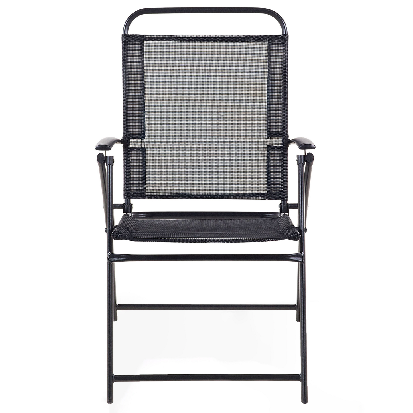 Gartenmöbel Set 6-Sitzer LIVO Metall Schwarz