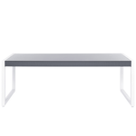 Gartenmöbel Set 6-Sitzer BACOLI inkl. Kissen Metall Grau