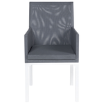 Gartenmöbel Set 6-Sitzer BACOLI inkl. Kissen Metall Grau