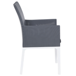 Gartenmöbel Set 6-Sitzer BACOLI inkl. Kissen Metall Grau