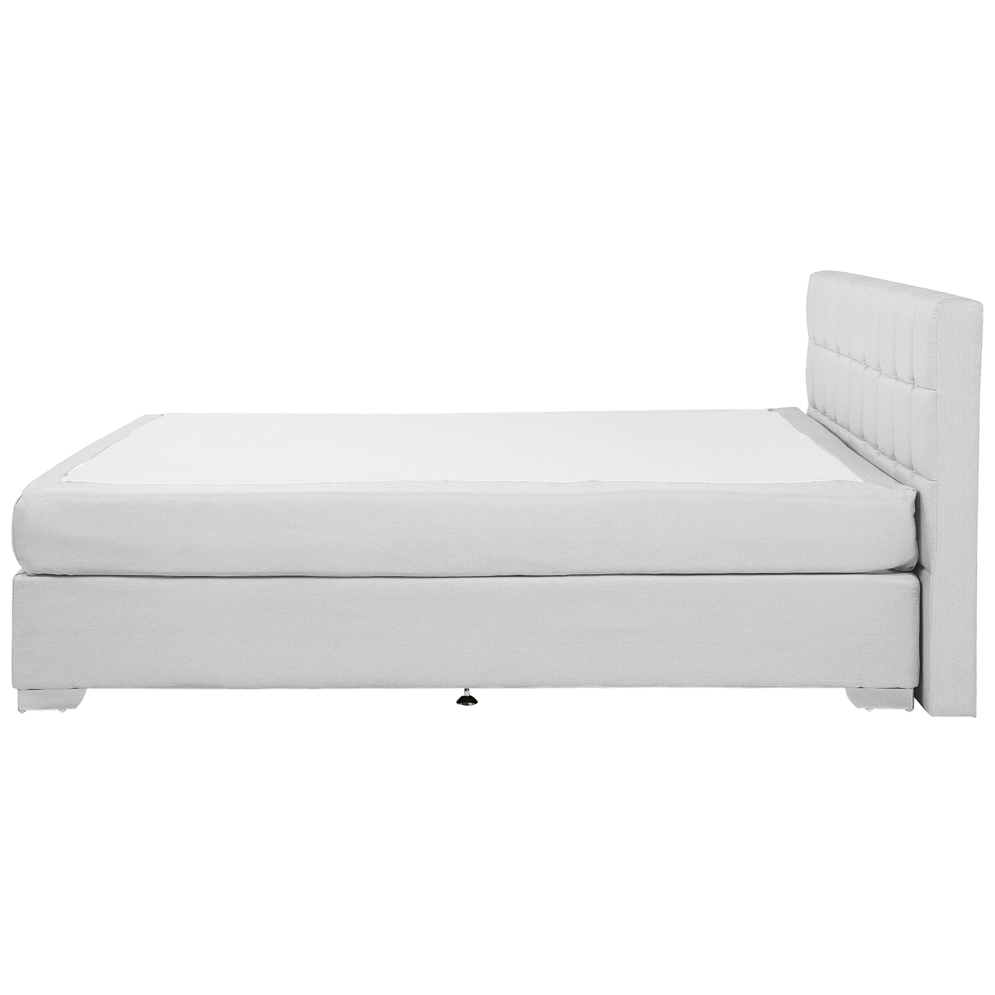 Boxspringbett Stoff ADMIRAL 180 x 200 cm Hellgrau