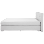 Boxspringbett Stoff ADMIRAL 180 x 200 cm Hellgrau