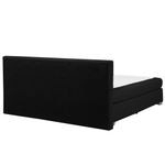 Boxspringbett Stoff ADMIRAL 180 x 200 cm Schwarz