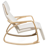 Schaukelsessel WESTON Stoff Creme