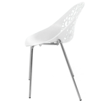 Esszimmerstuhl 4er Set MUMFORD Weiss