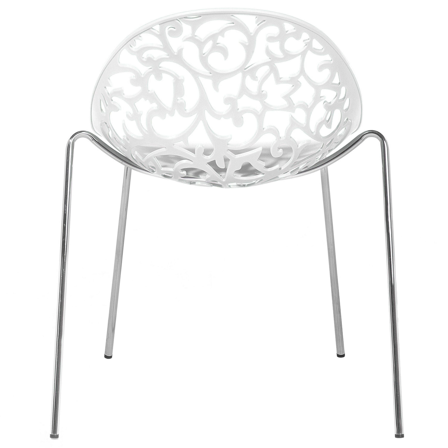 Esszimmerstuhl 4er Set MUMFORD Weiss