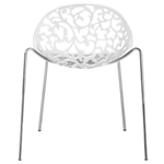 Esszimmerstuhl 4er Set MUMFORD Weiss