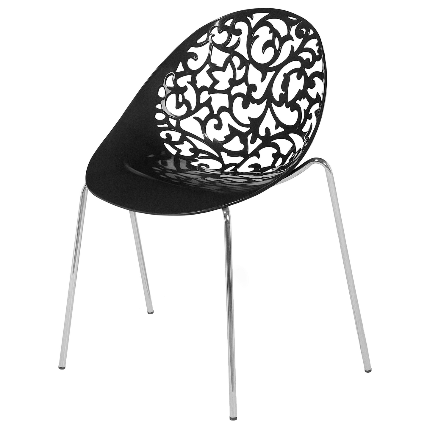 Esszimmerstuhl 4er Set MUMFORD Schwarz