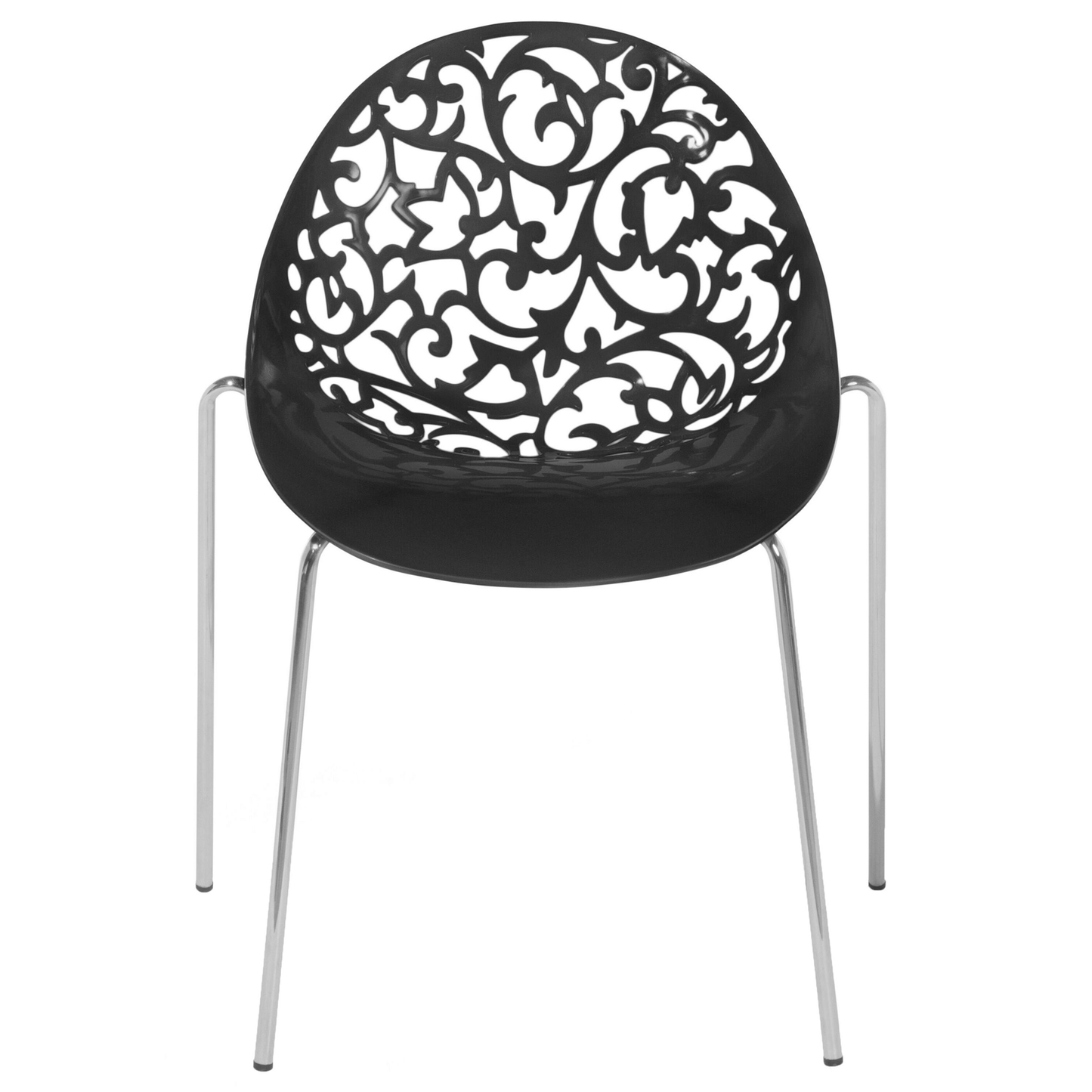 Esszimmerstuhl 4er Set MUMFORD Schwarz