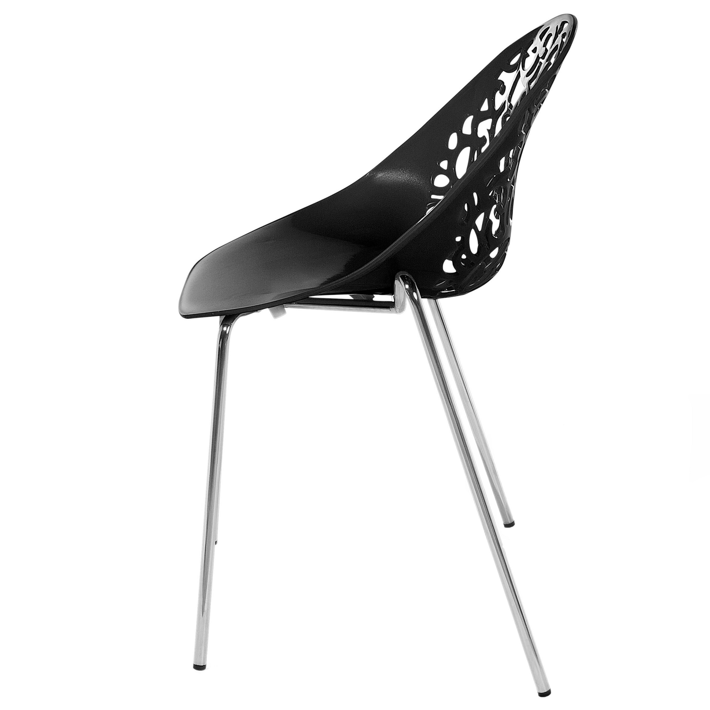 Esszimmerstuhl 4er Set MUMFORD Schwarz