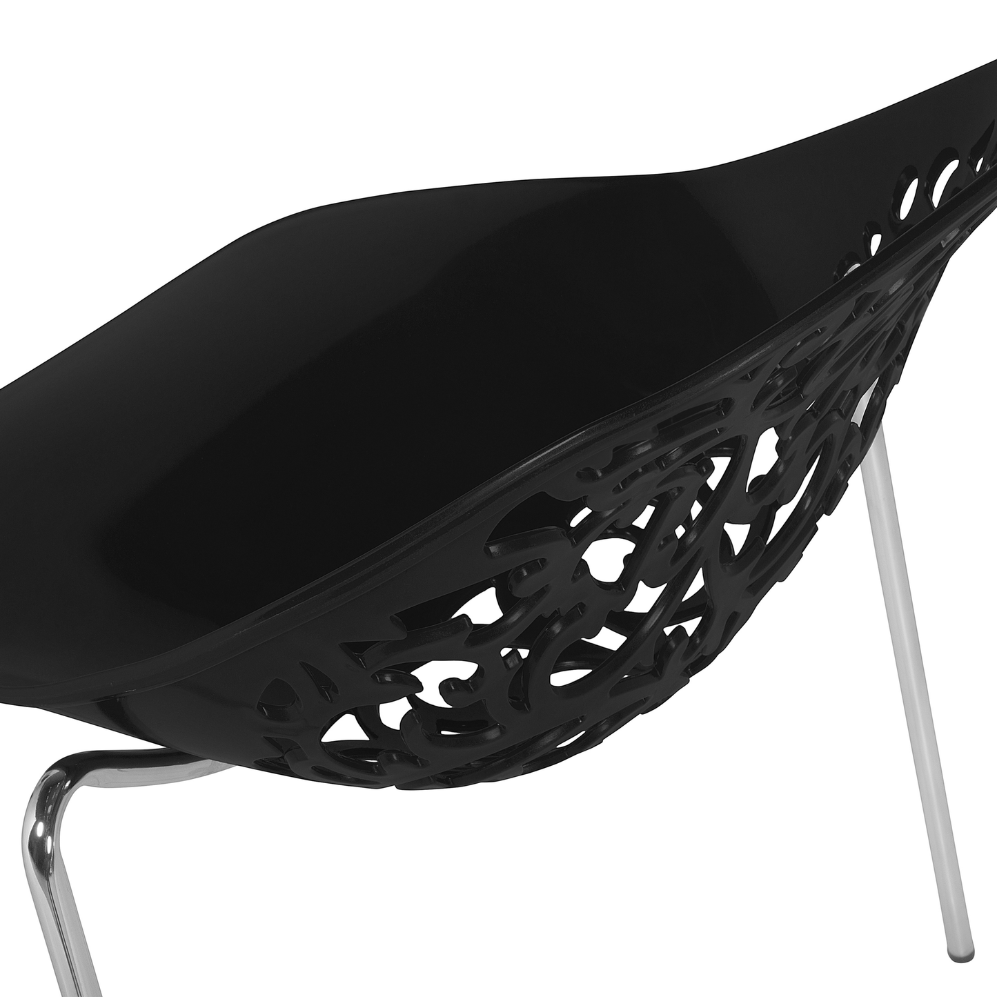 Esszimmerstuhl 4er Set MUMFORD Schwarz