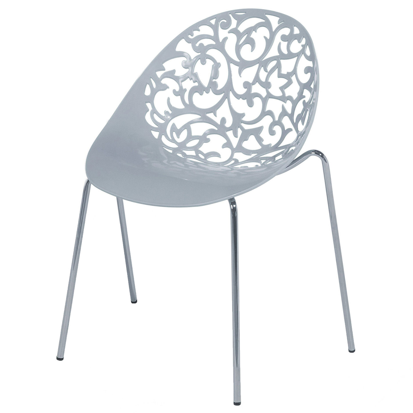 Esszimmerstuhl 4er Set MUMFORD Hellgrau