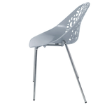 Esszimmerstuhl 4er Set MUMFORD Hellgrau