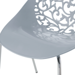 Esszimmerstuhl 4er Set MUMFORD Hellgrau