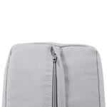 Garten Sessel SALERNO Metall Hellgrau