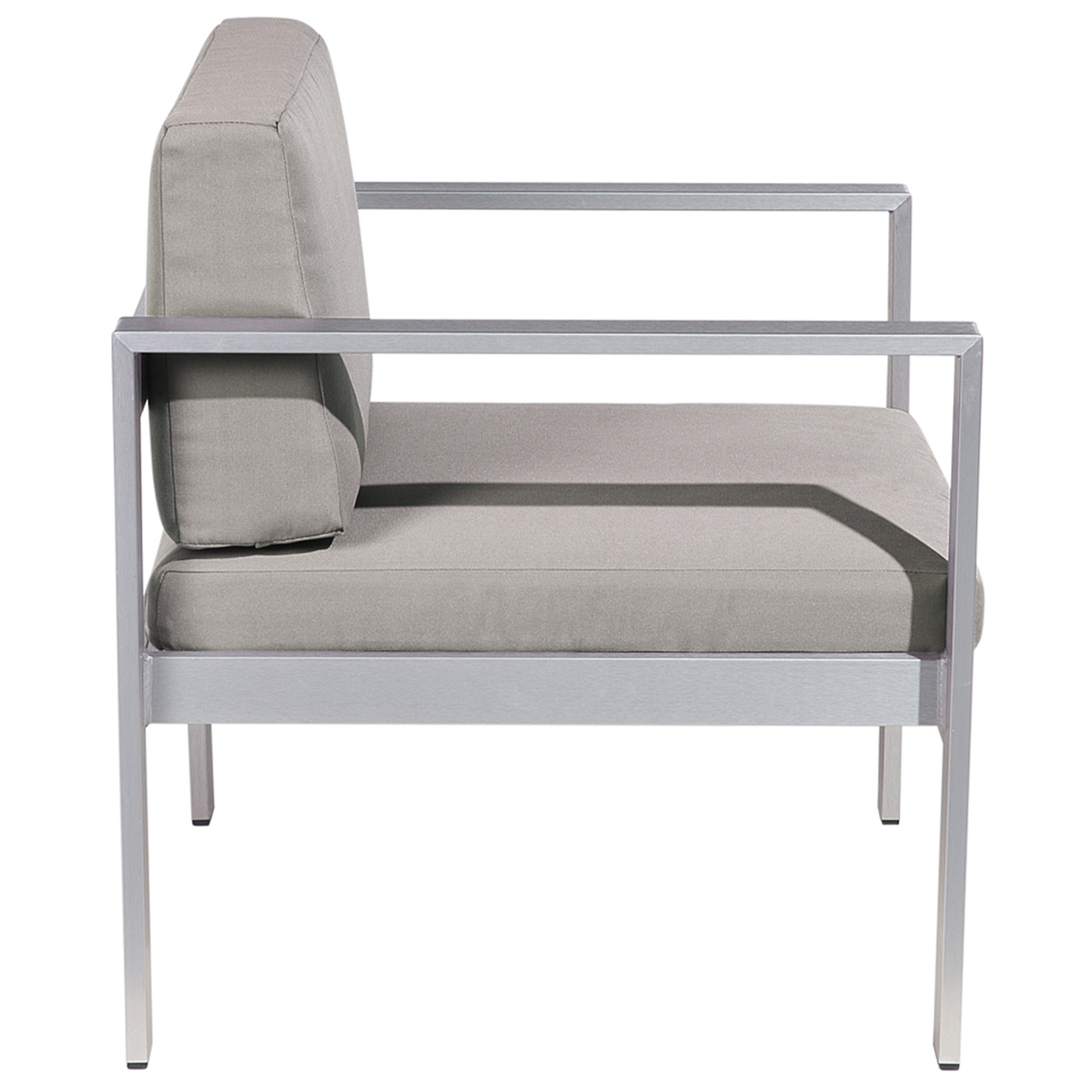 Garten Sessel SALERNO Metall Dunkelgrau