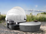 Sonneninsel SYLT LUX Polyrattan Grau