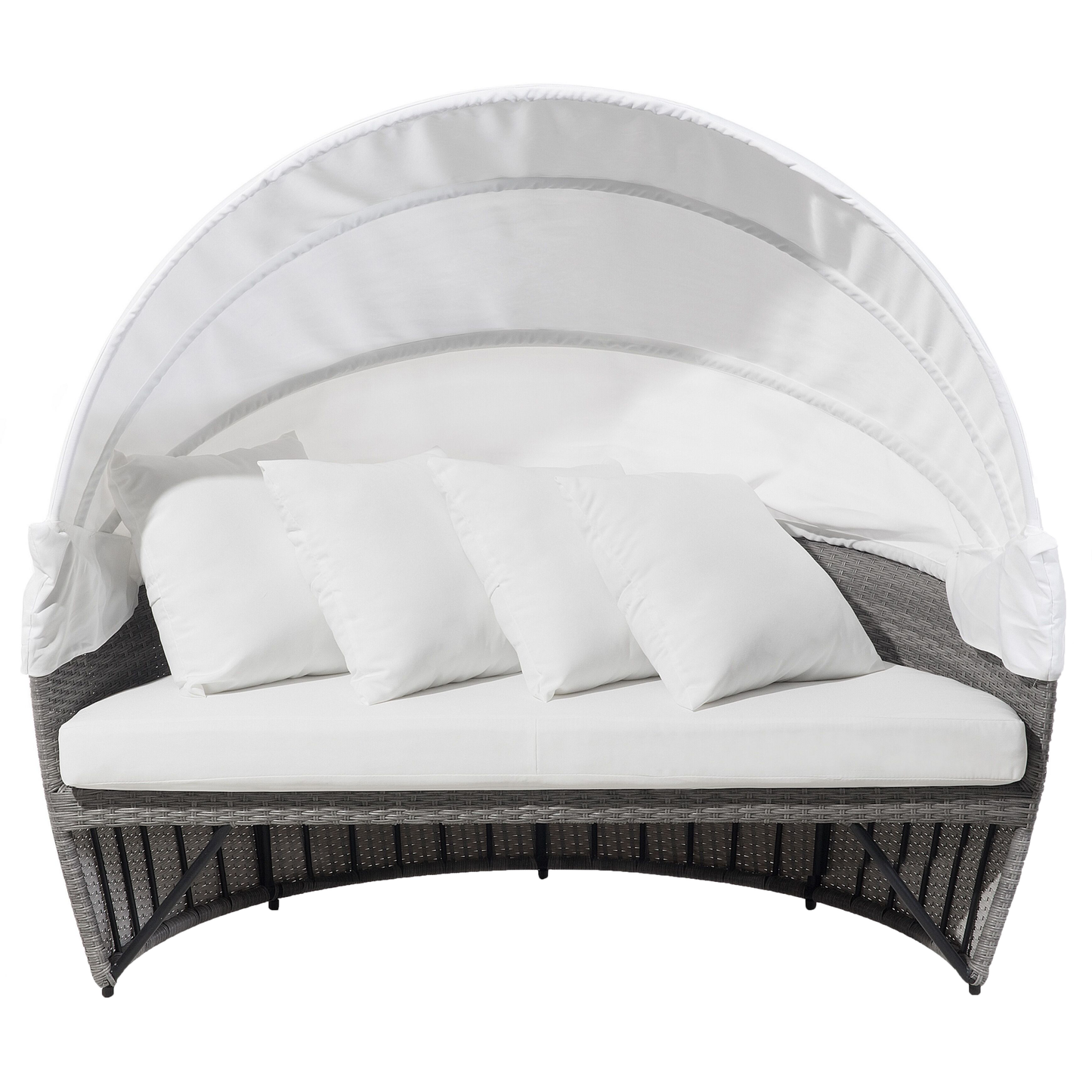 Sonneninsel SYLT LUX Polyrattan Grau