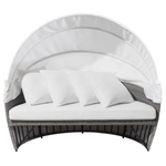 Sonneninsel SYLT LUX Polyrattan Grau
