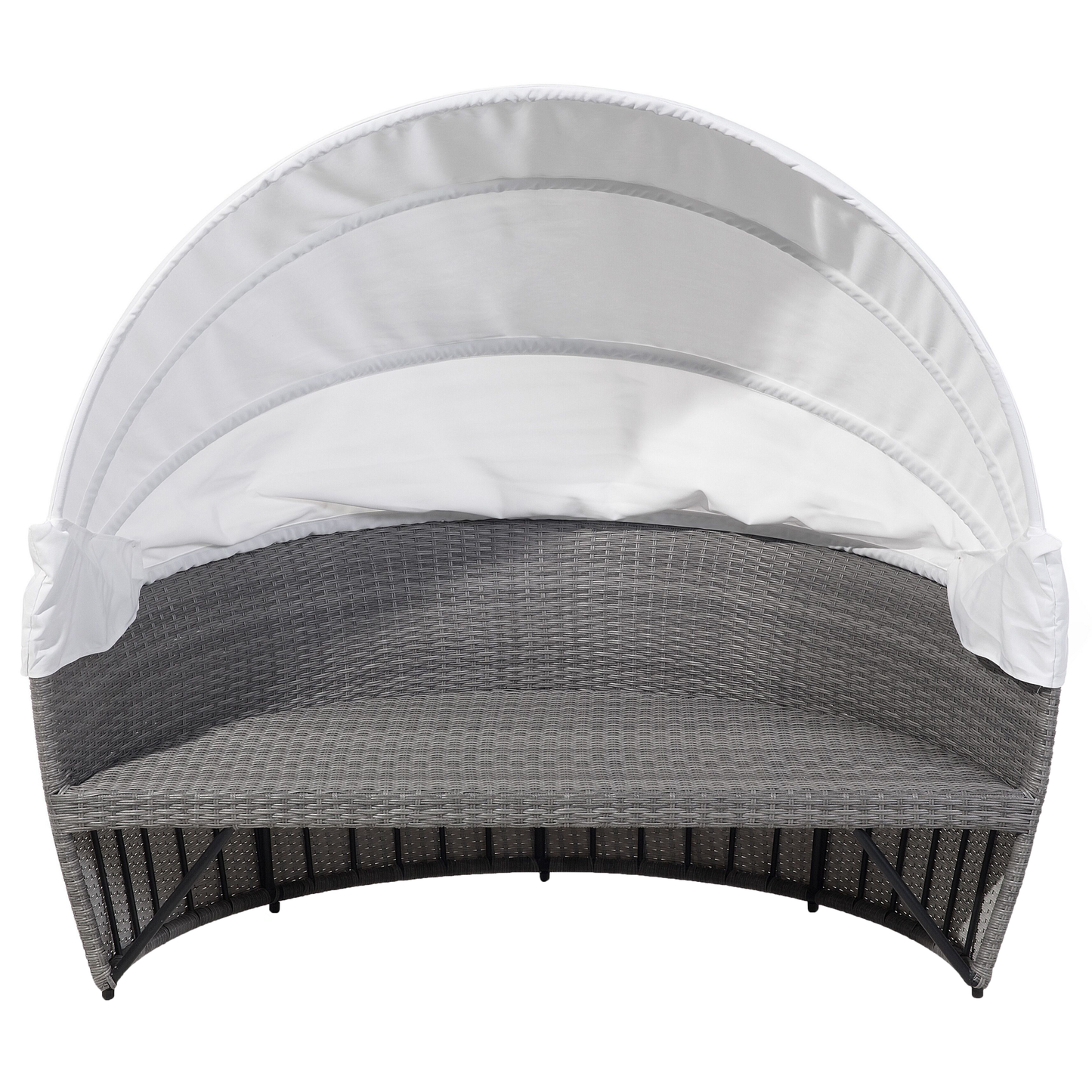 Sonneninsel SYLT LUX Polyrattan Grau
