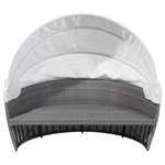 Sonneninsel SYLT LUX Polyrattan Grau