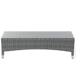 Sonneninsel SYLT LUX Polyrattan Grau