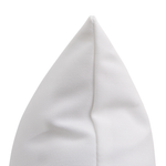 Gartenliege 2 Personen Lärchenholz dunkelbraun Sonnendach cremeweiss TERAMO