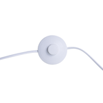 Stehlampe BENUE Metall Weiss