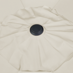 Sonnenschirm LED-Beleuchtung ⌀ 266 cm beige RAPALLO
