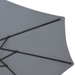 Sonnenschirm 460 cm SIBILLA Grau