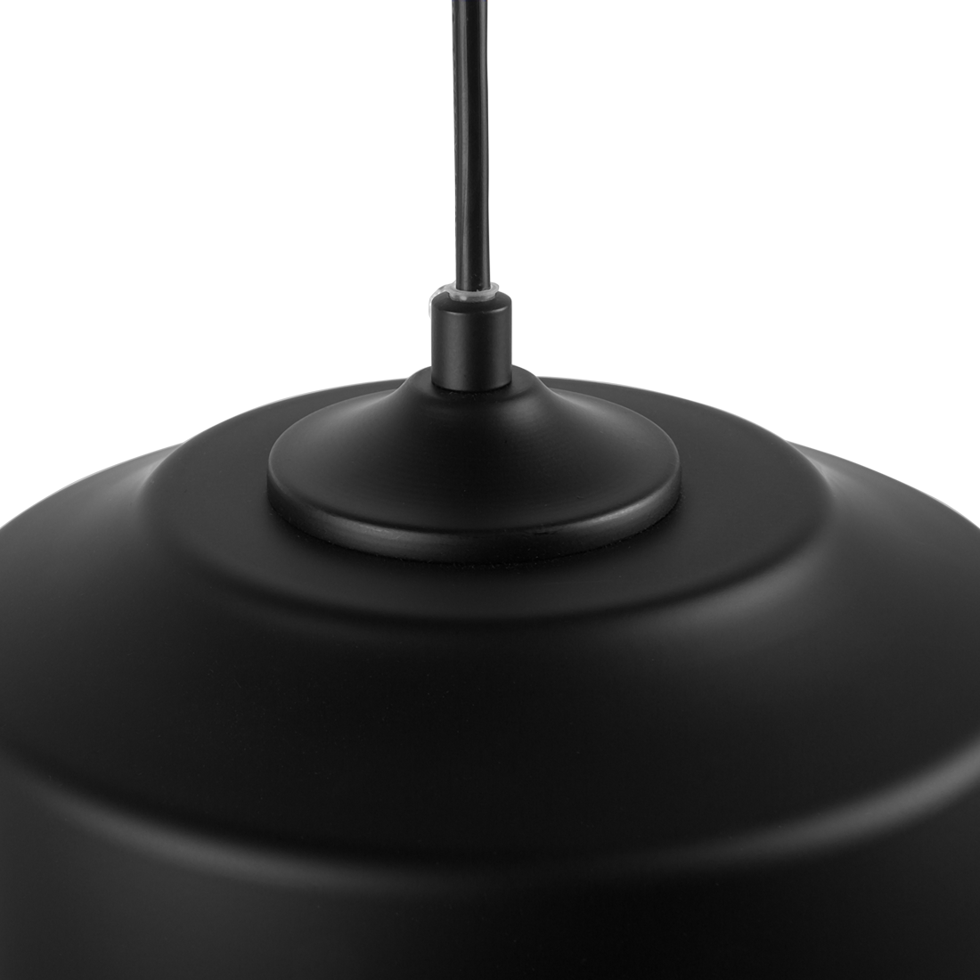 Hängelampe JURUA Glas Schwarz