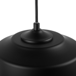 Hängelampe JURUA Glas Schwarz