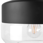 Hängelampe MURRAY Glas Schwarz