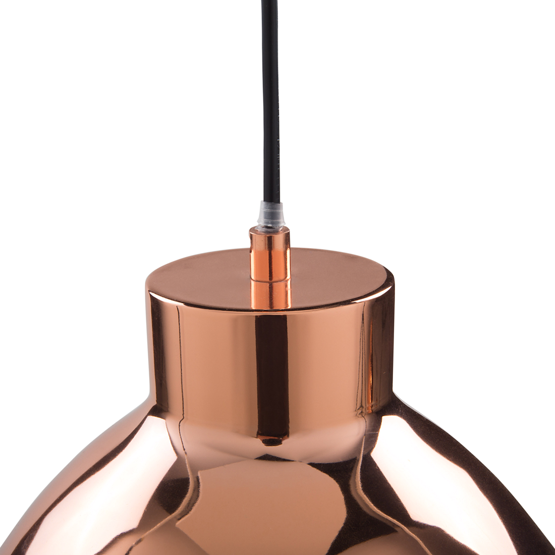 Hängelampe kupfer rund DARYA