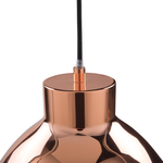 Hängelampe kupfer rund DARYA