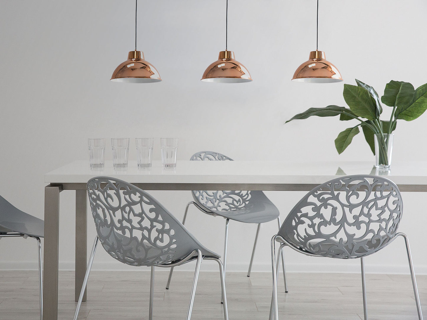 Hängelampe kupfer rund GALLATIN