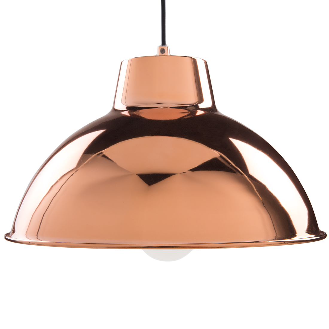 Hängelampe kupfer rund GALLATIN