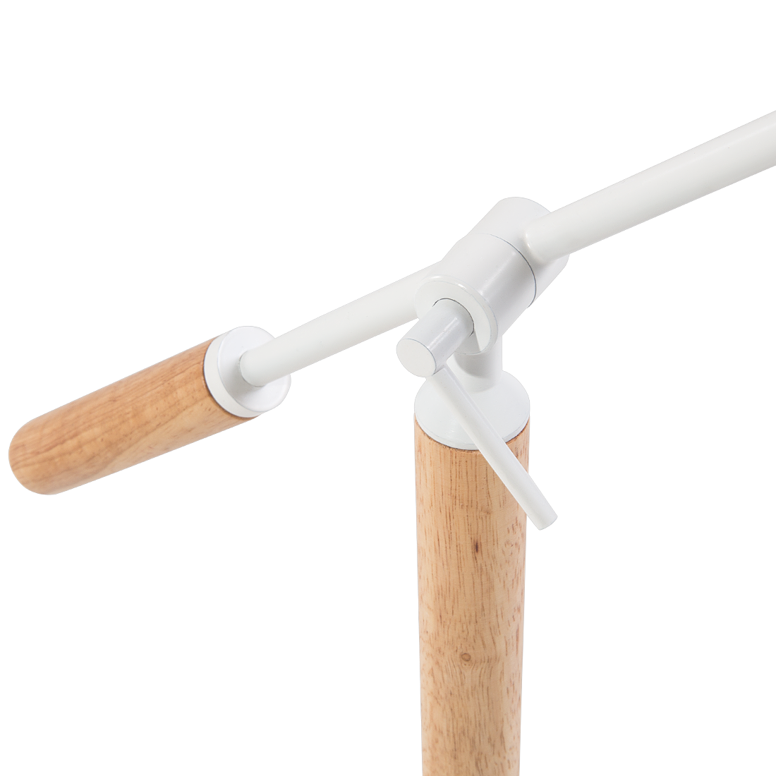 Schreibtischlampe PECKOS verstellbar Metall Weiss