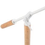 Schreibtischlampe PECKOS verstellbar Metall Weiss