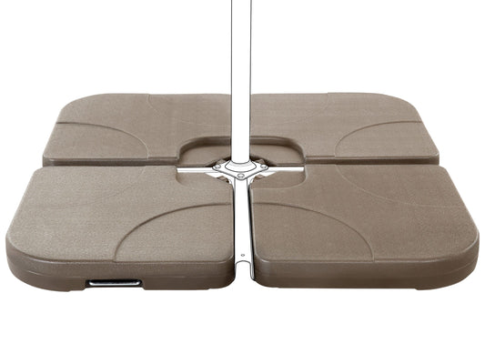Sonnenschirmfuss CARIA Taupe Quadratisch 9 kg