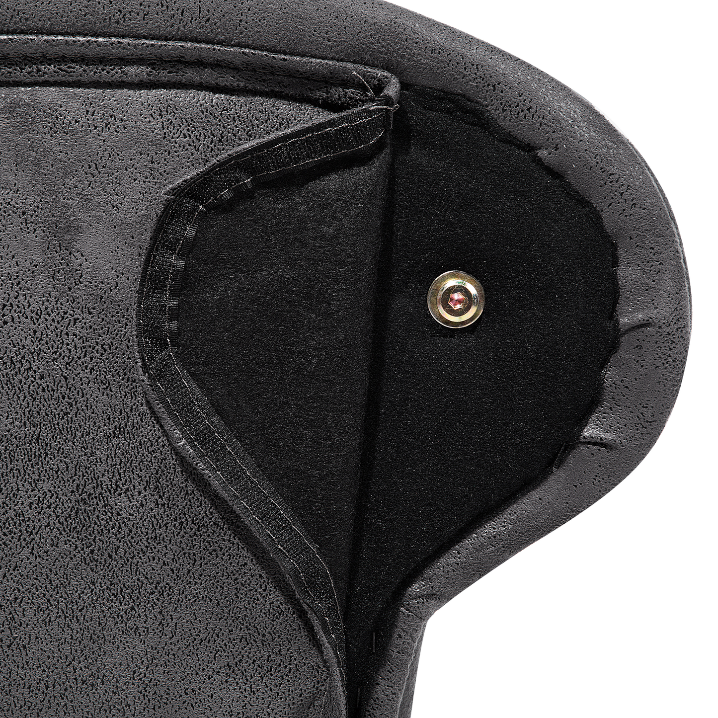 Chaiselongue Kunstwildleder dunkelgrau linksseitig NIMES