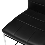 Esszimmerstuhl 2er Set KIRON Kunstleder Schwarz