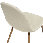 Esszimmerstuhl 2er Set Stoff Helles Beige BRUCE