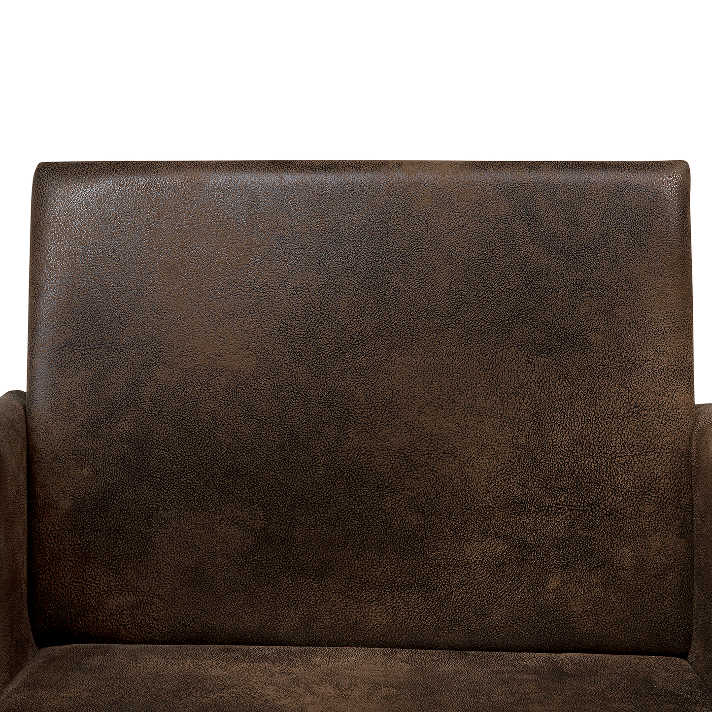 Esszimmerstuhl Polsterbezug dunkelbraun 2er Set GOMEZ