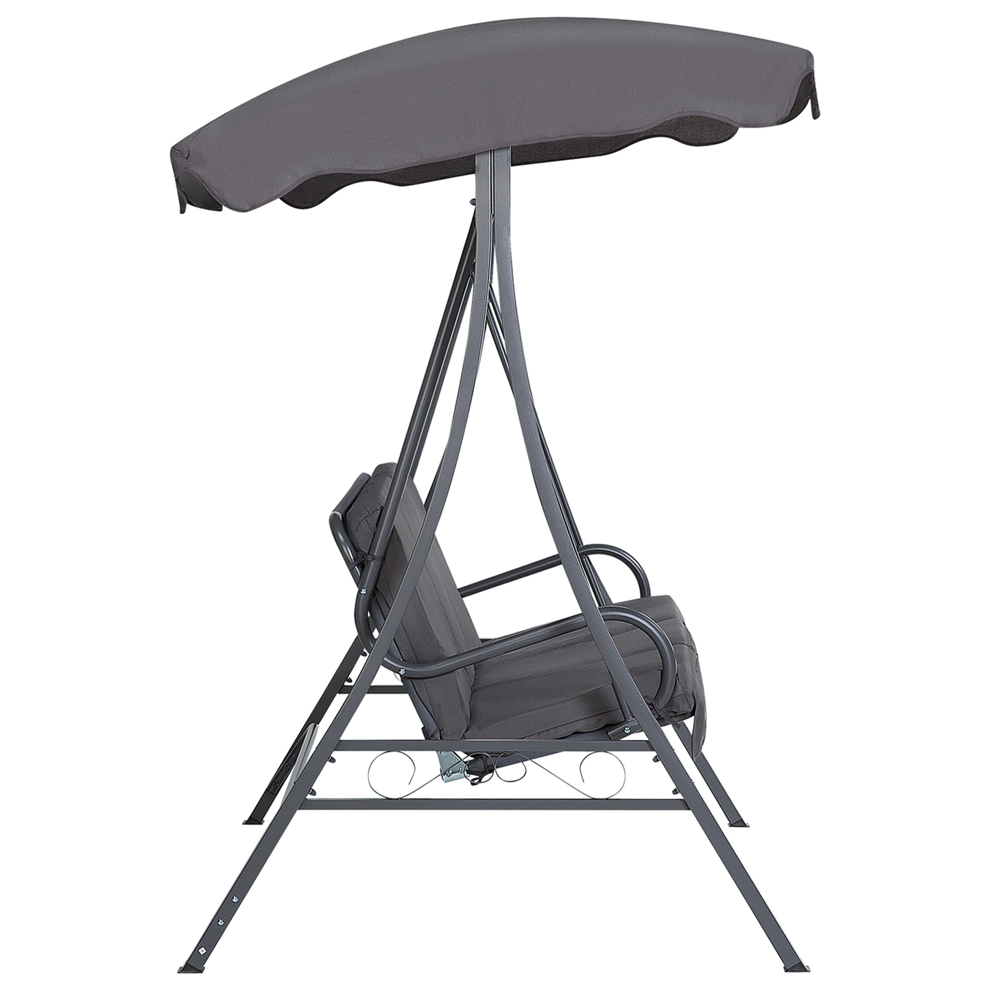 Hollywoodschaukel GARBO Metall Dunkelgrau